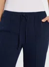 Lyssé Genevieve Drawstring Trouser (28" Inseam) In Blue