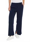 Lyssé Genevieve Drawstring Inside Slit Pants In Blue