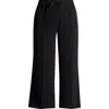 Lyssé Genevieve Drawstring Trouser (28" Inseam) In Black