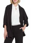 Lyssé Genevieve Relaxed Blazer In Black In Black