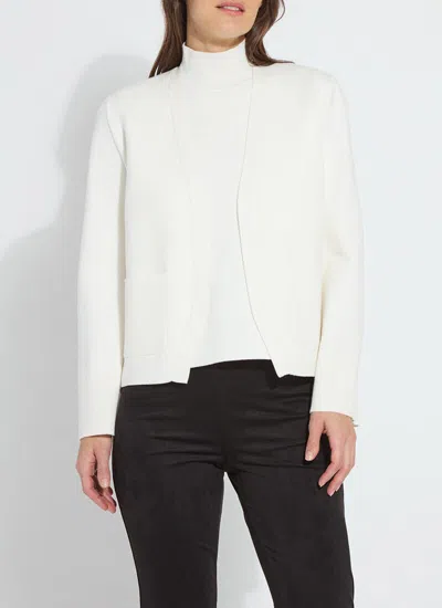 Lyssé Gianna Knit Sweater Cardigan In White