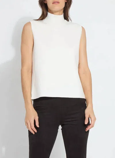 Lyssé Gianna Knit Turtleneck Top In Snow White