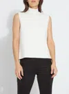 Lyssé Gianna Knit Turtleneck Top In Snow White In White