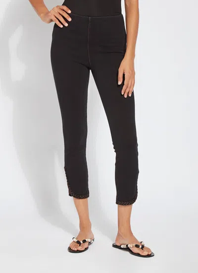 Lyssé Happy Hour Braided Crop (plus Size, 26" Inseam) In Black