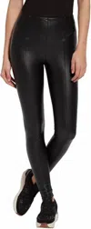 Lyssé Hi Waist Vegan Leggings In Black In Black
