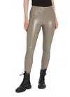 Lyssé Hi Waist Vegan Leggings In Taupe In Gray