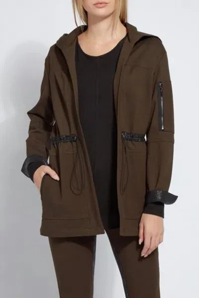 Lyssé Hibernation Hooded Parka In Brown