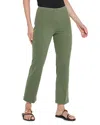 Lyssé High Rise Ankle Baby Bootcut Jeans In Mid Wash In Green