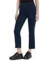 Lyssé High Rise Ankle Baby Bootcut Jeans In Mid Wash In Indigo