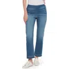 Lyssé Lysse High Waist Baby Bootcut Ankle Jeans In Blue