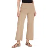 LYSSÉ LYSSÉ HIGH WAIST NO SIDE SEAM ANKLE WIDE LEG KNIT JEANS