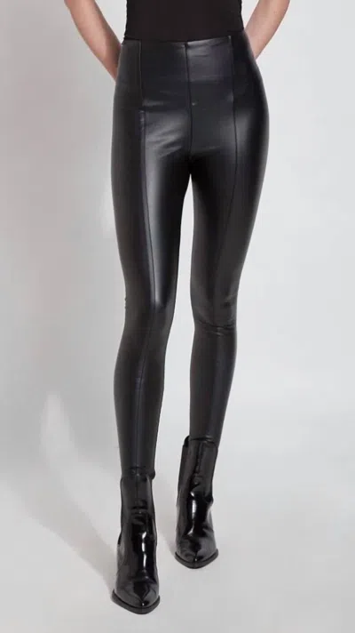 Lyssé High Waist Vegan Leather Leggings In Black