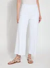 Lyssé Erin High Waist Ankle Wide Leg Jeans In White