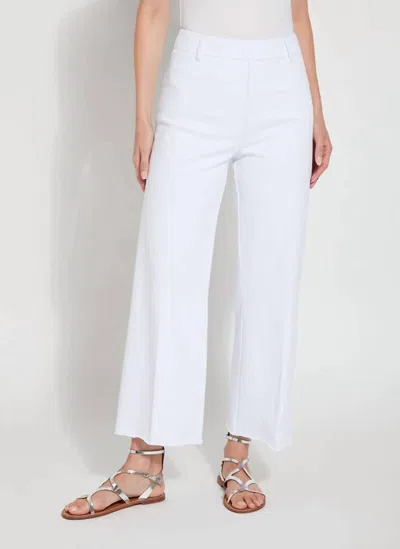 Lyssé High Waist Wide Leg Jeans In White