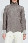 Lyssé Lysse Hyacinth Rib Sweather In Brown