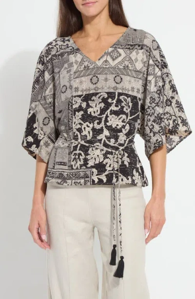 Lyssé Lysse Ipanema Mix Print Woven Shirt In Black