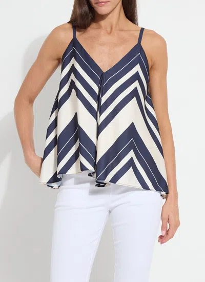 Lyssé Irene Scarf Printed Top In Multi