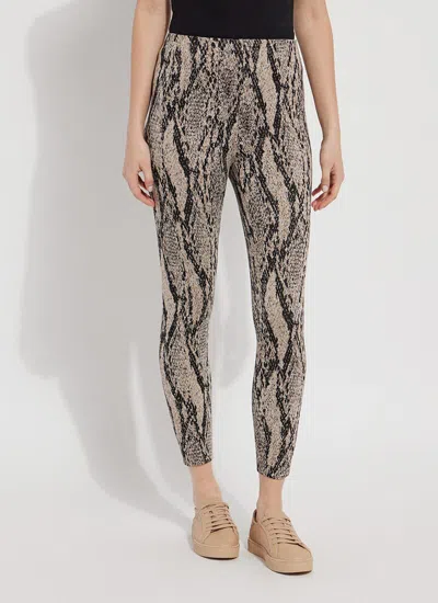 Lyssé Jacquard Laura Legging- Bisque Viper (28" Inseam) In Multi