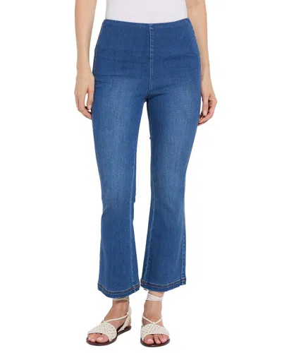 Lyssé Jade Stretch Tencel Flare Jean In Blue