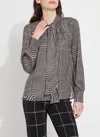 Lyssé Janis Scarf Neck Blouse In Print