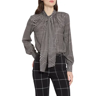 LYSSÉ LYSSE JANIS SCARF NECK TOP