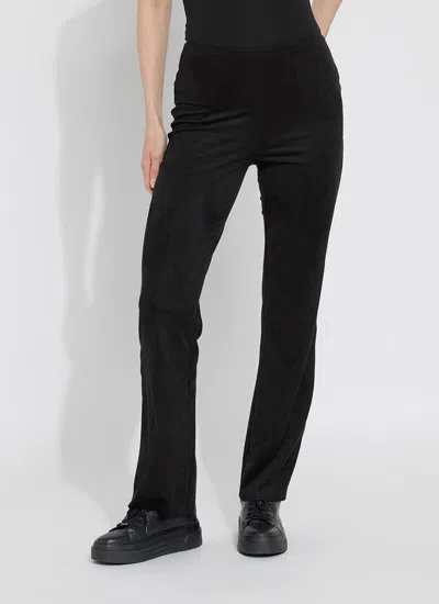 Lyssé Jesse Faux Suede Baby Boot Pants In Black