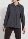 Lyssé Jodi Slim Button Down Shirt In Multi