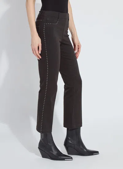 Lyssé Jordane Studded Ankle Baby Boot In Black