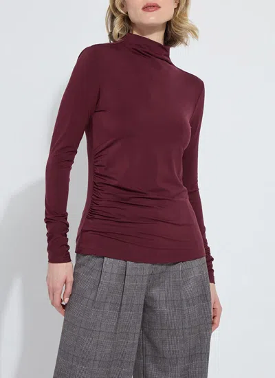 LYSSÉ JOVITA FUNNEL NECK TOP