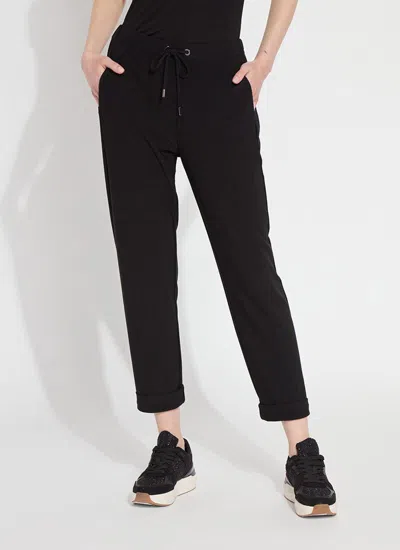 LYSSÉ JULIA STRETCH CREPE CUFFED JOGGER