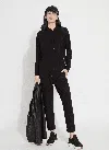 Lyssé Julia Stretch Crepe Cuffed Jogger Curvy In Black