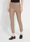 Lyssé Toothpick Skinny Pants In Taupe In Grey