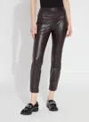 Lyssé Katherine Toothpick Skinny Pants In Double Espresso In Multi