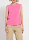 Lyssé Kayra Pull On Folded Back Top In Pink