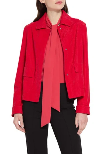 LYSSÉ LYSSE KENDRA FAUX SUEDE JACKET