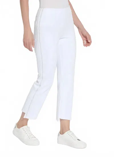 Lyssé Kenny Ankle Baby Boot Pant In White