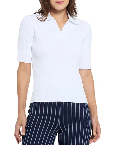 LYSSÉ KENZIE RIB KNIT POLO