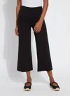 Lyssé Kori Pleat Detail Cropped Pant (24" Inseam) In Black