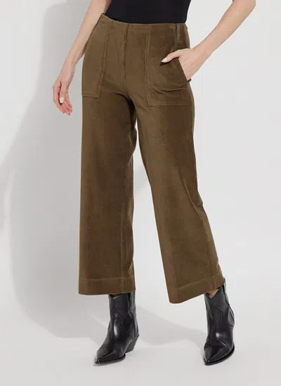 LYSSÉ KRISTINA CORD WIDE LEG (25" INSEAM)