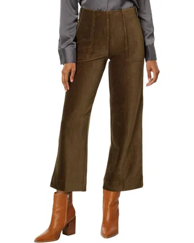 Lyssé Kristina Cord Wide Leg Pant In Green Smoke In Multi