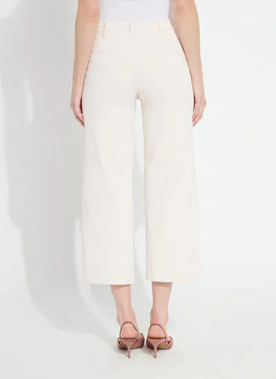 Lyssé Lysse Layton Pull-on High Waist Crop Wide Leg Knit Jeans In Pink