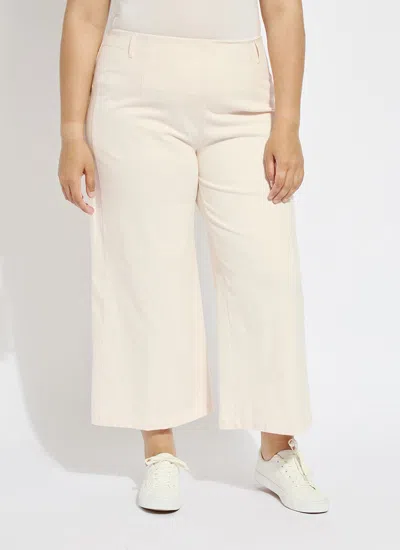 Lyssé Layton Wide Leg Crop Curvy In Black