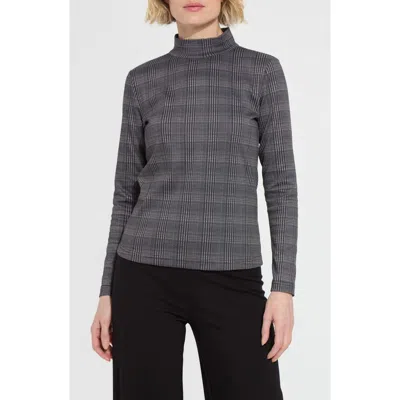 Lyssé Lysse Lena Ponte Mock Neck Top In Black