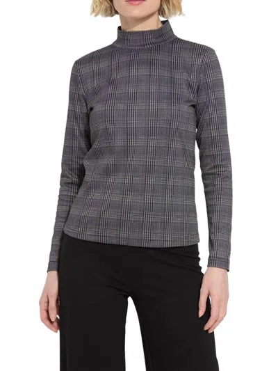 Lyssé Lena Ponte Turtleneck Sweater In Grey In Gray