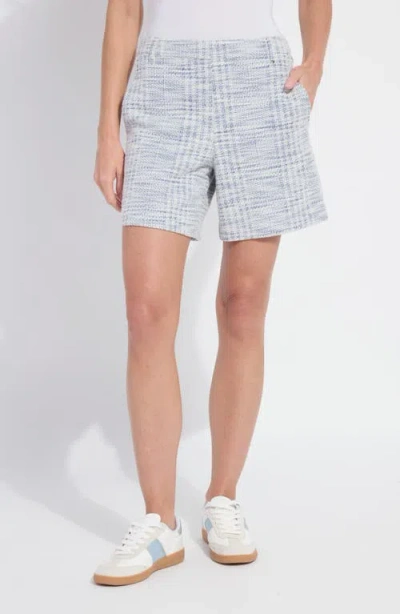 Lyssé Lysse Lily Pull-on Mid Thigh Summer Tweed Shorts In Multi