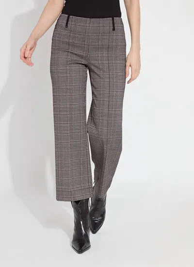 Lyssé Livia Crop Pant In Boston Glen Plaid