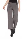 Lyssé Livia Wide Leg Crop Pant In Boston Plaid In Multi