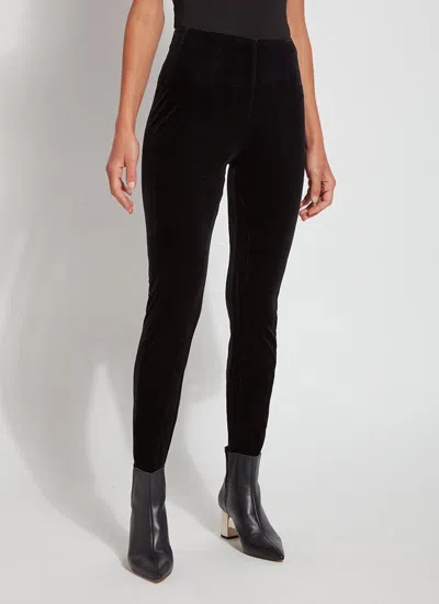 Lyssé Mara Velvet Legging (28" Inseam) In Black
