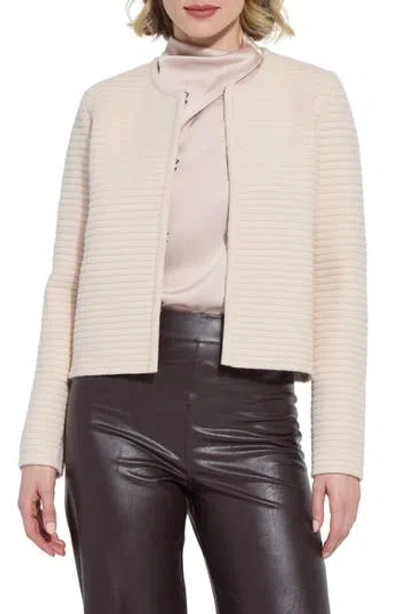 Lyssé Lysse Marigold Textured Cardigan In Rose Pet
