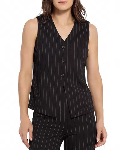 LYSSÉ MARISA PONTE VEST IN SOFT STRIPE